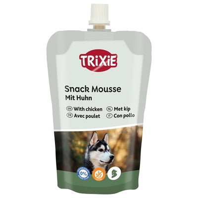 TRIXIE SNACK MOUSSE MET KIP 200 GR
