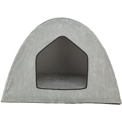 TRIXIE HONDENMAND TENT JONNA VITAL RIBSTOF LICHTGRIJS 75X55X55 CM
