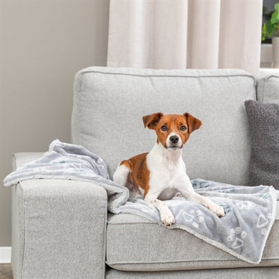 Trixie Hondendeken Jimmy Soft Lichtgrijs hondenmand