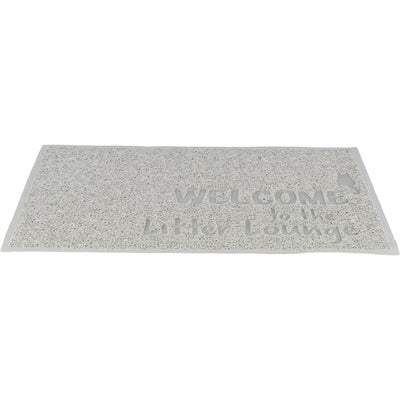 TRIXIE KATTENBAKMAT PVC LICHTGRIJS 60X40 CM