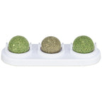 Trixie Speelballen Matatabi en Catnip Met Houder kattenspeelgoed 5 cm
