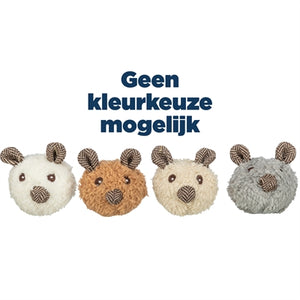 Trixie Beer Met Catnip Pluche Assorti kattenspeelgoed 8 cm
