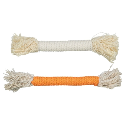 TRIXIE SPEELTOUW MET FRANJES ASSORTI 15 CM 2 ST