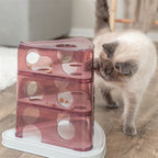 Trixie Cat Activity Kaas Toren Kunststof kattenspeelgoed 32x32 cm