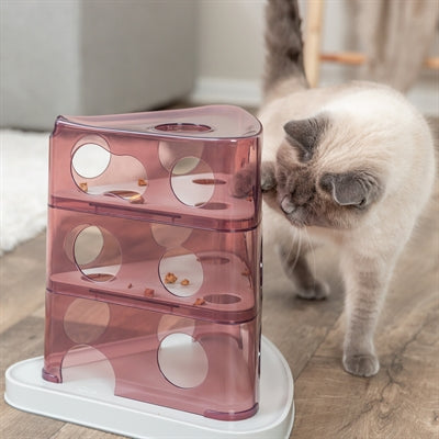 Trixie Cat Activity Kaas Toren Kunststof kattenspeelgoed 32x32 cm