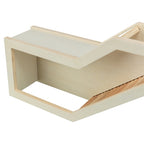 Trixie Observatiebox Muis / Hamster Met Tunnel Onbehandeld Hout knaagdierspeelgoed 36x17 cm