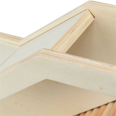 Trixie Observatiebox Muis / Hamster Met Tunnel Onbehandeld Hout knaagdierspeelgoed 36x17 cm