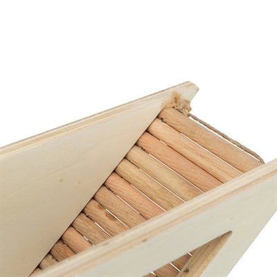 Trixie Observatiebox Muis / Hamster Met Tunnel Onbehandeld Hout knaagdierspeelgoed 36x17 cm