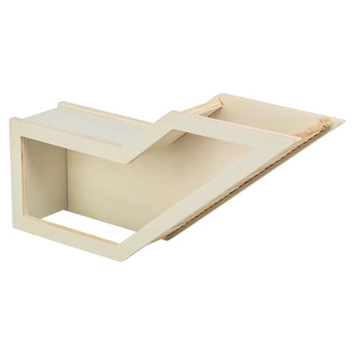 Trixie Observatiebox Muis / Hamster Met Tunnel Onbehandeld Hout knaagdierspeelgoed 36x17 cm