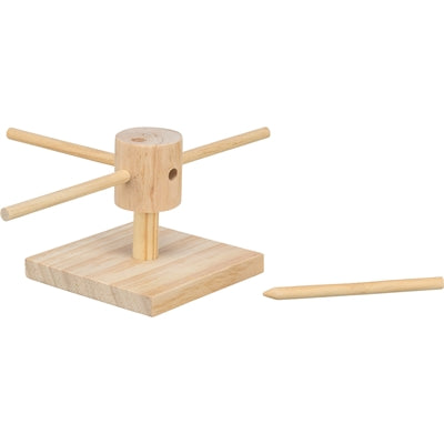 Trixie Voer Draaimolen Onbehandeld Hout knaagdierspeelgoed 22x22x8 cm