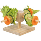 Trixie Voer Draaimolen Onbehandeld Hout knaagdierspeelgoed 22x22x8 cm