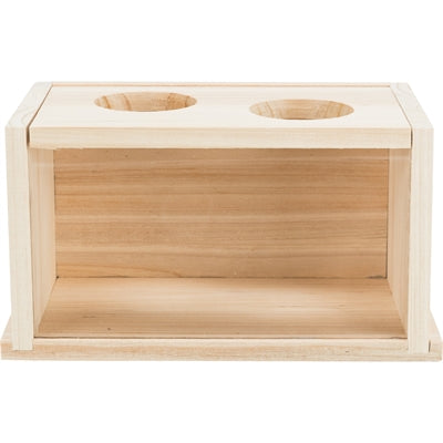 TRIXIE ZANDBAD HAMSTER / GERBIL ONBEHANDELD HOUT 28X15X15 CM