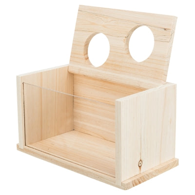 Trixie Zandbad Hamster / Gerbil Onbehandeld Hout knaagdierspeelgoed 28x15x15 cm