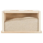 Trixie Zandbad Hamster / Gerbil Onbehandeld Hout knaagdierspeelgoed 28x15x15 cm