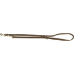 Trixie Hondenriem Pure Verstelbaar Leer Bruin hondenhalsband