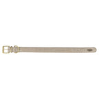 Trixie Halsband Hond Pure Leer Lichtgrijs hondenhalsband hondenriem