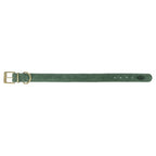 Trixie Halsband Hond Pure Leer Saliegroen hondenhalsband hondenriem