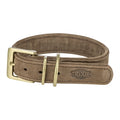 TRIXIE HALSBAND HOND PURE LEER BRUIN M-L 39-46X3,5 CM
