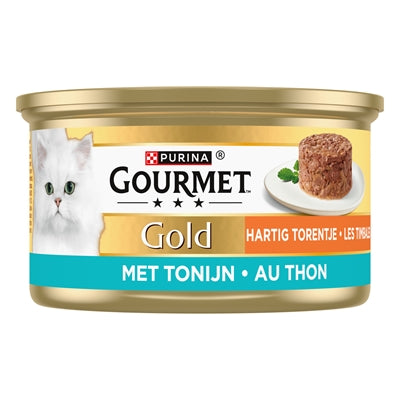 GOURMET GOLD HARTIG TORENTJE MET TONIJN 24X85 GR