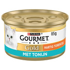 Gourmet Gold Hartig Torentje Met Tonijn kattenvoer natvoer 24x85 gr