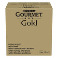 GOURMET GOLD CHINKS IN GRAVY RUND / ZALM / KALKOEN / KIP 96X85 GR