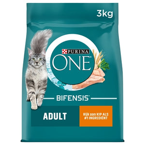 Purina One Adult Kip / Volkoren Granen kattenvoer droogvoer 3 kg