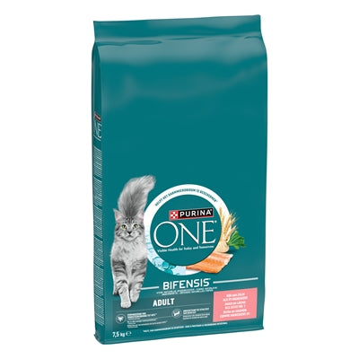 Purina One Adult Zalm / Volkoren Granen kattenvoer droogvoer