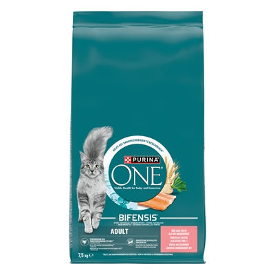 Purina One Adult Zalm / Volkoren Granen kattenvoer droogvoer