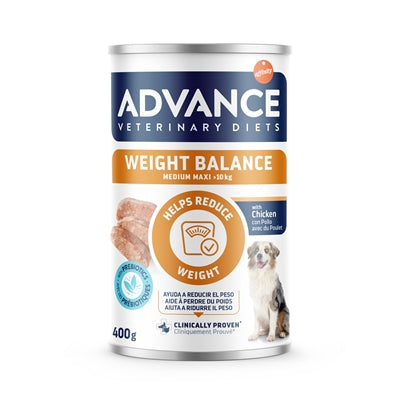 ADVANCE VETERINARY DIET DOG WEIGHT BALANCE MEDIUM / MAXI 6X400 GR