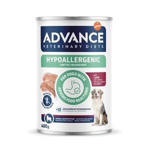Advance Veterinary Diet Dog Hypoallergenic Lamb hondenvoer natvoer 6x400 gr