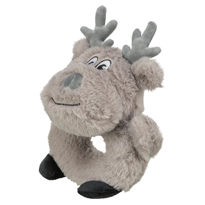 Trixie Rendier Pluche Grijs hondenspeelgoed 24 cm
