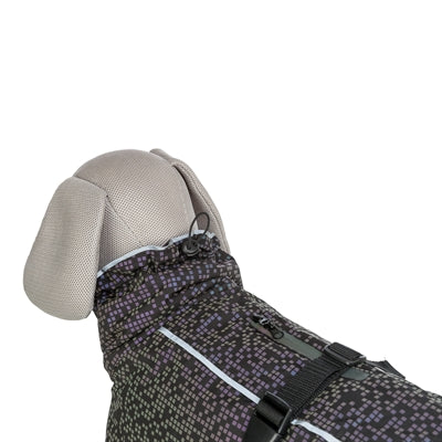 Trixie Hondenjas Limoux Reflect Zwart / Grijs hondenkleding