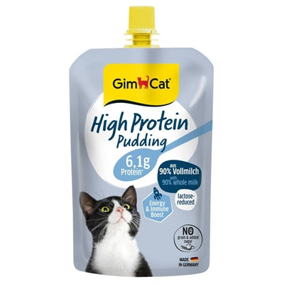 GIMCAT HIGH PROTEIN PUDDING POUCH VOOR KATTEN 100 GR