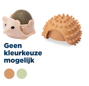 Imac Egel Met Catnip Bal Assorti kattenspeelgoed 6,5x5,5x4 cm