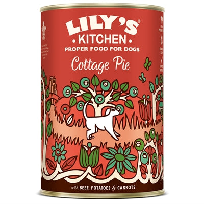 LILY'S KITCHEN DOG COTTAGE PIE 6X400 GR