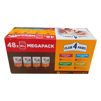 CLUB 4 PAWS MEGAPACK 48X85 GR
