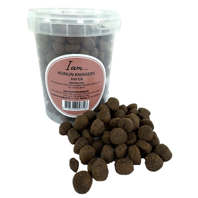 i am Konijn Knikkers hondenkoekjes 300 gr