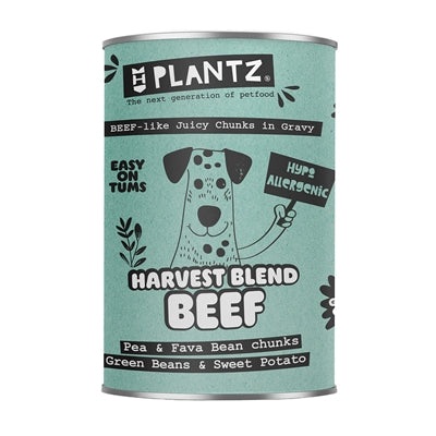 HENART PLANTZ VEGAN VLEESACHTIGE RUND STUKKEN IN GRAVY 400 GR