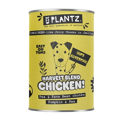 HENART PLANTZ VEGAN VLEESACHTIGE KIP STUKKEN IN JELLY 400 GR