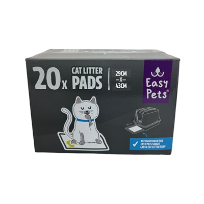 EASYPETS CATLITTER PADS 42X32 CM 20 ST