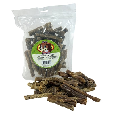 Petsnack Buffel Twist hondensnacks gedroogd Small 150 gr