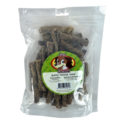 Petsnack Buffel Twist hondensnacks gedroogd Small 150 gr
