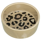 Trixie Voerbak / Drinkbak Leo Kat Keramiek Panterprint Assorti 300 ml 12 cm