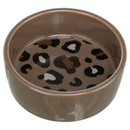 Trixie Voerbak / Drinkbak Leo Kat Keramiek Panterprint Assorti 300 ml 12 cm