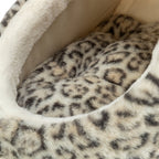 Trixie Kattenmand Iglo Leo Soft Pluche Creme / Panterprint 35x41x26 cm