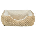 TRIXIE HONDENMAND KALINE MIO HOEKIG LICHTBRUIN / CREME 80X65 CM