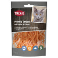 Trixie Premio Stripes Met Zalm en Kokos kattensnacks gedroogd 50 gr