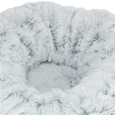 Trixie Harvey Pluche Speeltunnel / Donut Wit / Grijs kattenspeelgoed 160x25 cm
