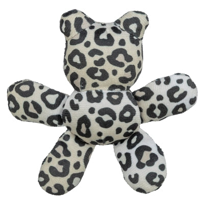 Trixie Beer Pluche Panterprint Met Kattenkruid / Catnip Assorti kattenspeelgoed 12 cm