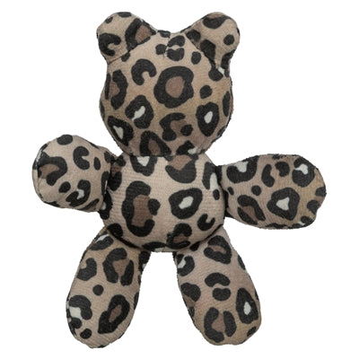 Trixie Beer Pluche Panterprint Met Kattenkruid / Catnip Assorti kattenspeelgoed 12 cm